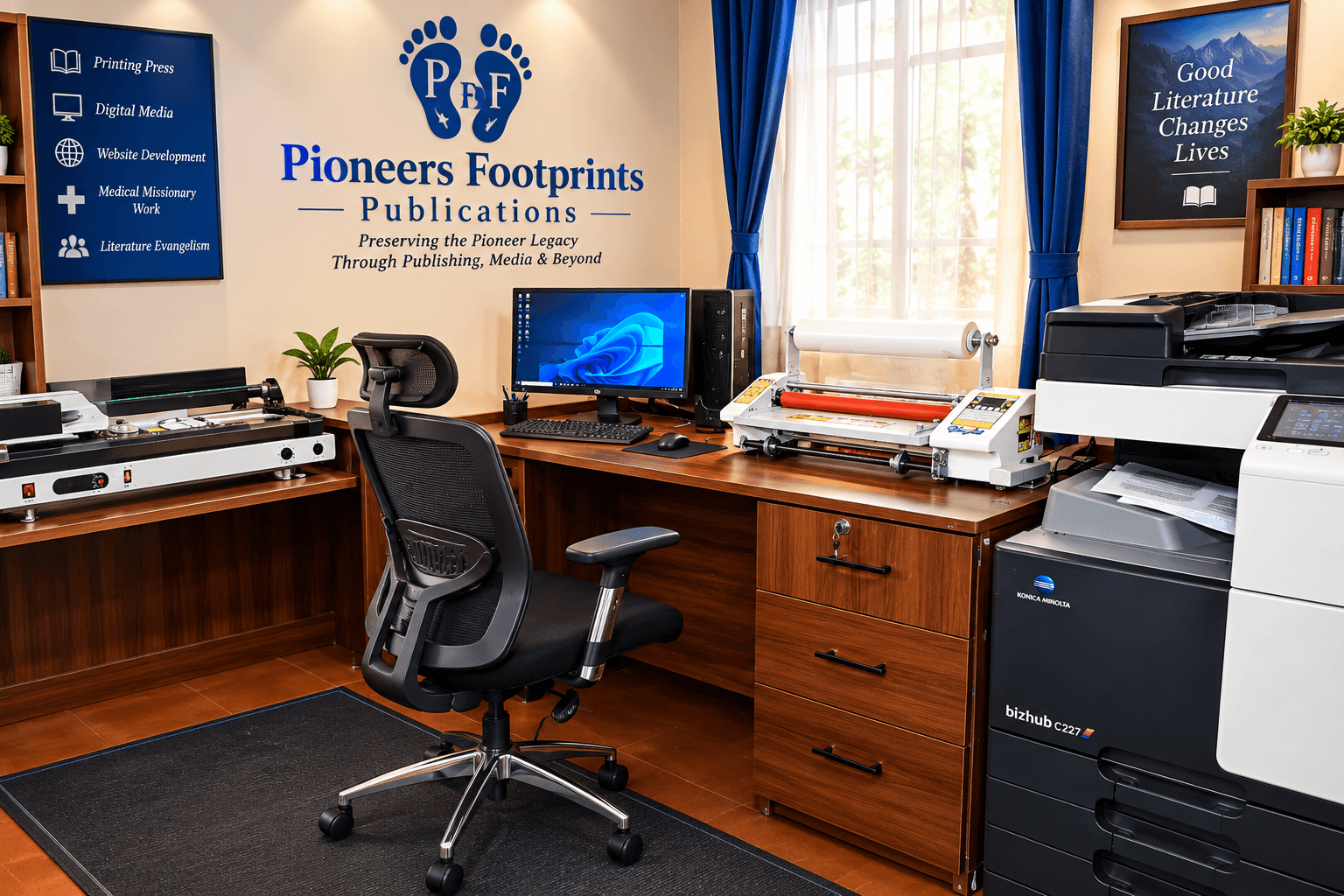 Books and literature at Pioneers Footprints